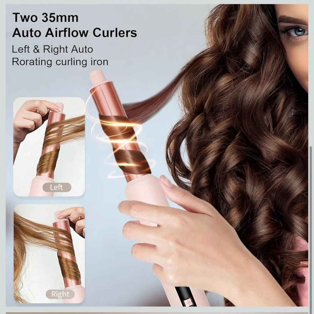 Pink 9-in-1 Hair Styling Set